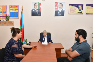 Qubadlı Rayon İcra Hakimiyyətinin  başçısı rayon sakinləri ilə növbəti  səyyar qəbul keçirdi
