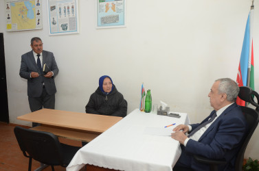 Qubadlı Rayon İcra Hakimiyyətinin  başçısı rayon sakinləri ilə növbəti  səyyar qəbul keçirdi.