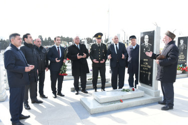 Vətən Müharibəsi Qəhrəmanı, şəhid polkovnik-leytenant  Ağayev Vüqar Əhməd oğlunun doğum günü münasibətilə  tədbir keçirildi