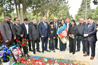 Şəhid leytenant Ülvi Tahir oğlu  Məhərrəmovun anım günü qeyd  olundu