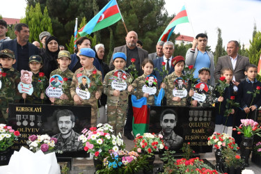 ŞƏHİD LEYTENANT MƏHƏRRƏMOV  ÜLVİ TAHİR OĞLUNUN ANIM GÜNÜ