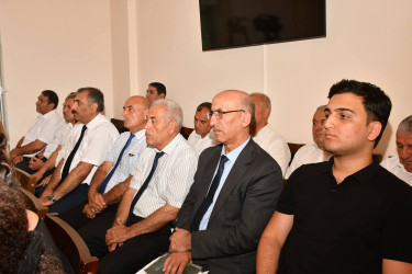 “14 iyul 1969-cu il: Müstəqil və  qüdrətli Azərbaycanın təməlinin  qoyulduğu gün” mövzusunda tədbir keçirildi