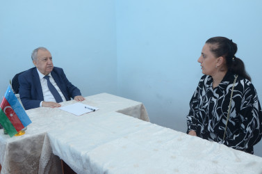 Qubadlı Rayon İcra Hakimiyyətinin  başçısı rayon sakinləri ilə növbəti  səyyar qəbul keçirdi