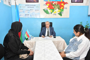 Qubadlı Rayon İcra Hakimiyyətinin  başçısı rayon sakinləri ilə növbəti  səyyar qəbul keçirdi