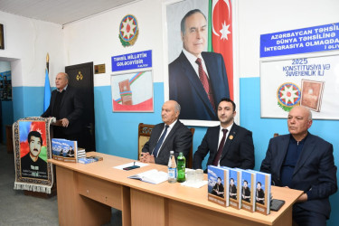 Şəhid Cavanşir Rüstəmova həsr olunan “Əbədiyyət  yolçusu” kitabının təqdimat mərasimi keçirildi.