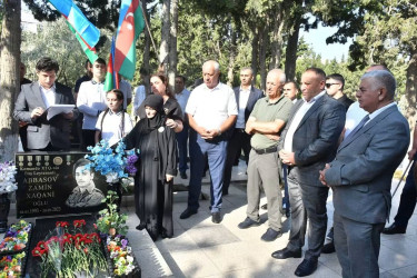 Şəhid Abbasov Zamin Xaqani  Oğlunun Anım Günü Qeyd Olundu