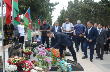 Şəhid Allahverdiyev Vüsal Tahir oğlunun doğum günü ilə əlaqədar  tədbir keçirildi