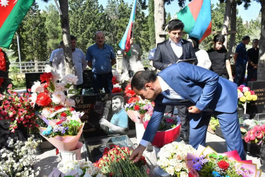 Şəhid jurnalist Abışov Sirac Abış  oğlunun doğum günü qeyd olundu
