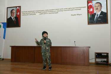 Rayonun Hal kənd tam orta məktəbində “Xocalı  faciəsi-yaddaşın unudulmayan tarixi” başlığı altında tədbir keçirildi