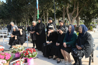 Şəhid Mustafayev Rüfət Zöhrab oğlunun  anım günü qeyd olundu