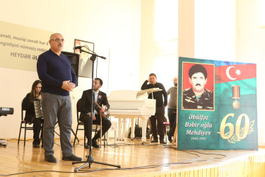 Şəhid Mehdiyev Əbülfəz Bəbir  oğlunun 60 illik yubileyi qeyd olundu.