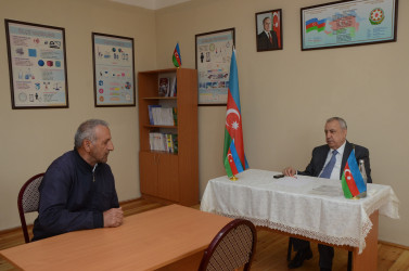 Qubadlı Rayon İcra Hakimiyyətinin  başçısı rayon sakinləri ilə növbəti  səyyar qəbul keçirdi.