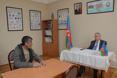 Qubadlı Rayon İcra Hakimiyyətinin  başçısı rayon sakinləri ilə növbəti  səyyar qəbul keçirdi.