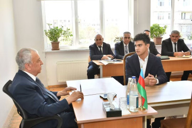 Qubadlı Rayon İcra Hakimiyyətinin  başçısı Malik İsaqovun rayon sakinləri  ilə növbəti səyyar qəbul keçirdi