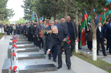 25 oktyabr Qubadlı Şəhəri Günü və Şəhid İsgəndərov İlkin Camal oğlunun anım günü ilə əlaqədar tədbir keçirildi