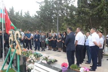 Şəhid Allahverdiyev Vüsal Tahir oğlunun doğum günü ilə əlaqədar  tədbir keçirildi