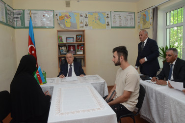 Qubadlı Rayon İcra Hakimiyyətinin  başçısı rayon sakinləri ilə növbəti  səyyar qəbul keçirdi