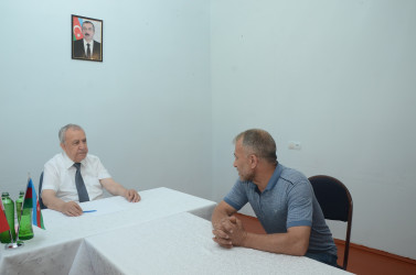 Qubadlı Rayon İcra Hakimiyyətinin  başçısı rayon sakinləri ilə növbəti  səyyar qəbul keçirdi.