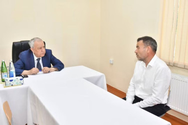 Qubadlı Rayon İcra Hakimiyyətinin  başçısı rayon sakinləri ilə növbəti  səyyar qəbul keçirdi