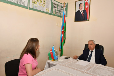 Qubadlı Rayon İcra Hakimiyyətinin  başçısı rayon sakinləri ilə növbəti  səyyar qəbul keçirdi