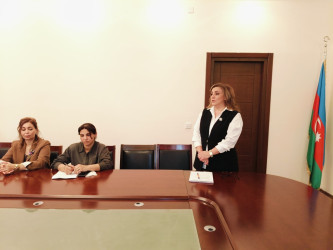 “İnsan hüquqları, məişət zorakılığı və erkən nikah hallarının  qarşısının alınması, insan alverinə qarşı mübarizə” mövzusunda  maarifləndirici tədbir keçirildi