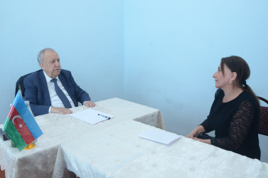 Qubadlı Rayon İcra Hakimiyyətinin  başçısı rayon sakinləri ilə növbəti  səyyar qəbul keçirdi