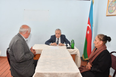 Qubadlı Rayon İcra Hakimiyyətinin  başçısı rayon sakinləri ilə növbəti  səyyar qəbul keçirdi