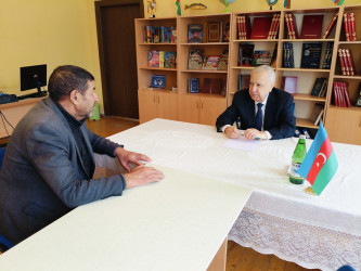 Qubadlı Rayon İcra Hakimiyyətinin  başçısı rayon sakinləri ilə növbəti  səyyar qəbul keçirdi