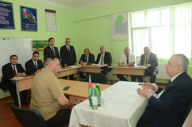 Qubadlı Rayon İcra Hakimiyyətinin başçısı rayon sakinləri ilə növbəti səyyar qəbul keçirdi