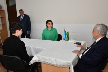 Qubadlı Rayon İcra Hakimiyyətinin  başçısı rayon sakinləri ilə növbəti  səyyar qəbul keçirdi