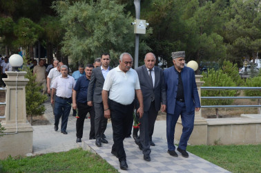 Şəhid Allahverdiyev Vüsal Tahir  oğlunun doğum günü qeyd olundu.